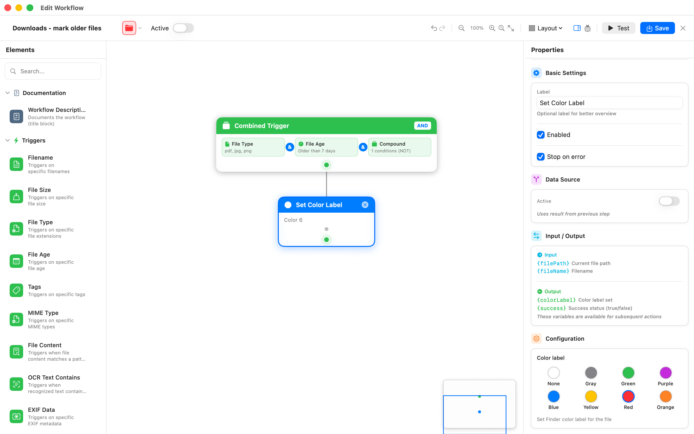 Workflow erstellt