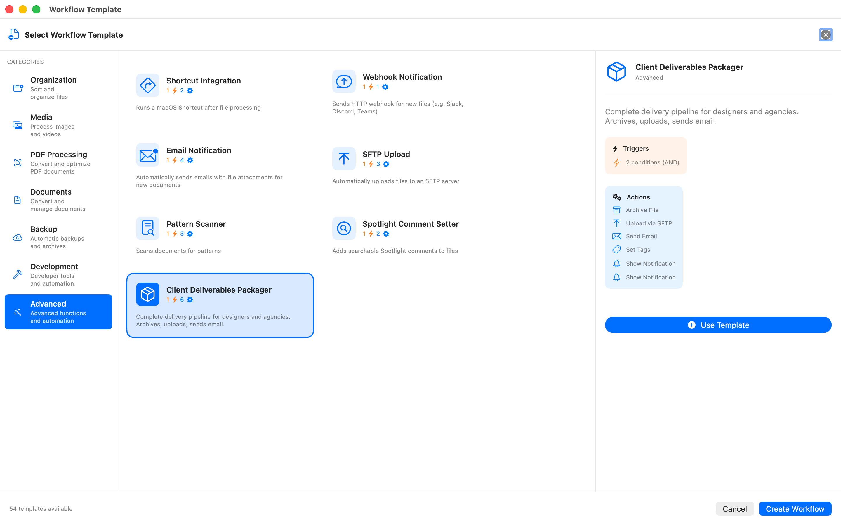 Erweiterte Templates