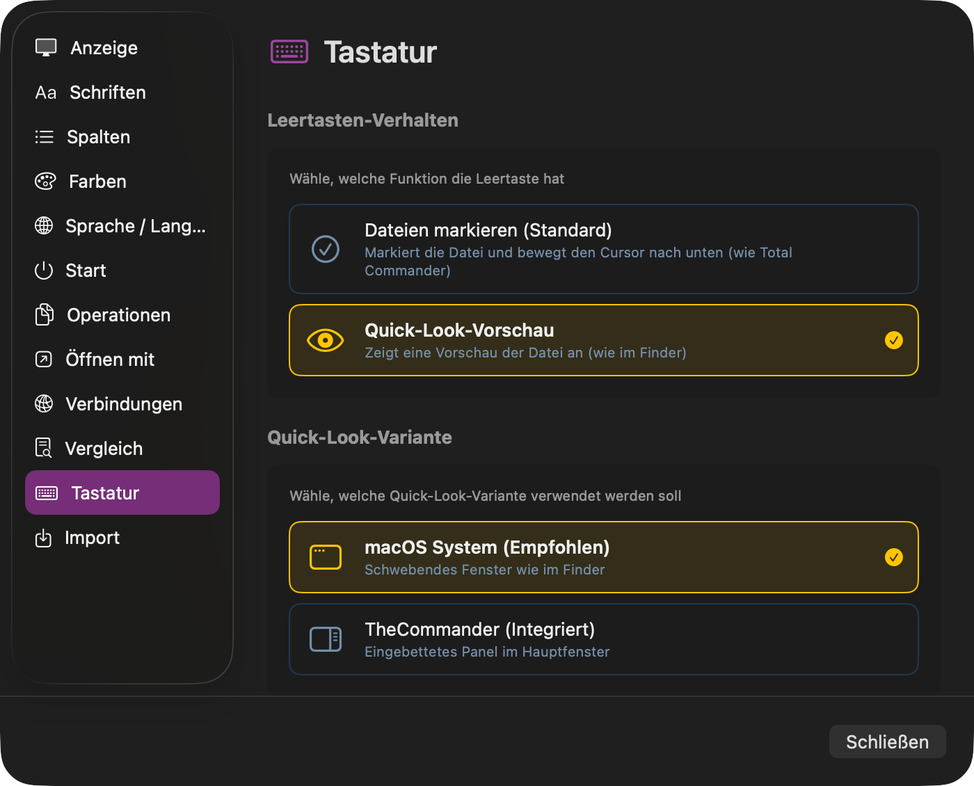 Keyboard Configuration