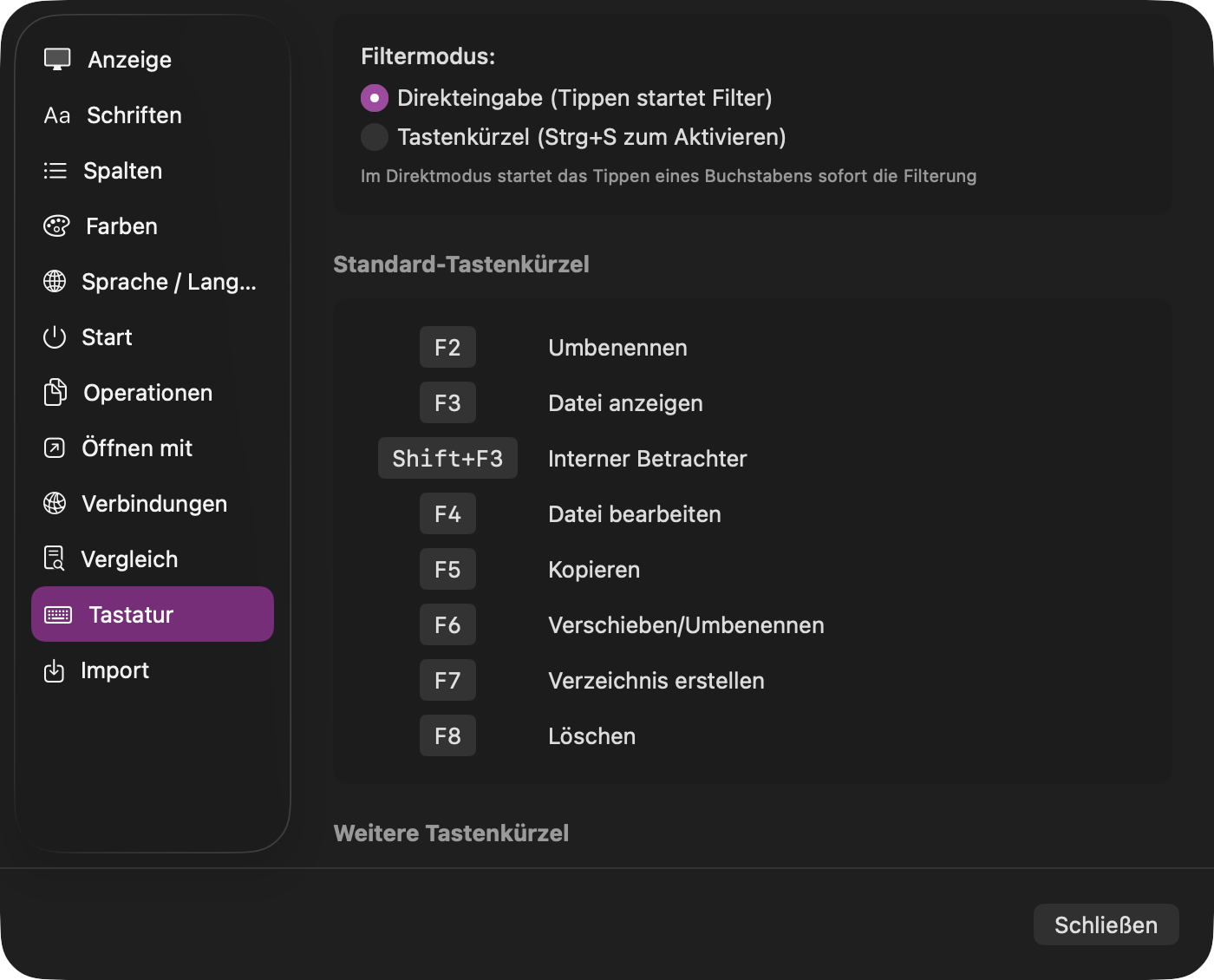 Advanced Keyboard Configuration